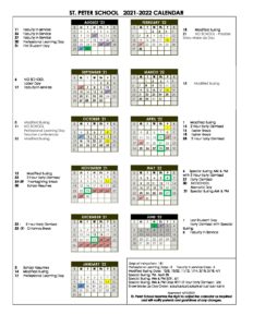 2021 2022 St. Peter Sm Calendar-approved – St. Peters Catholic School
